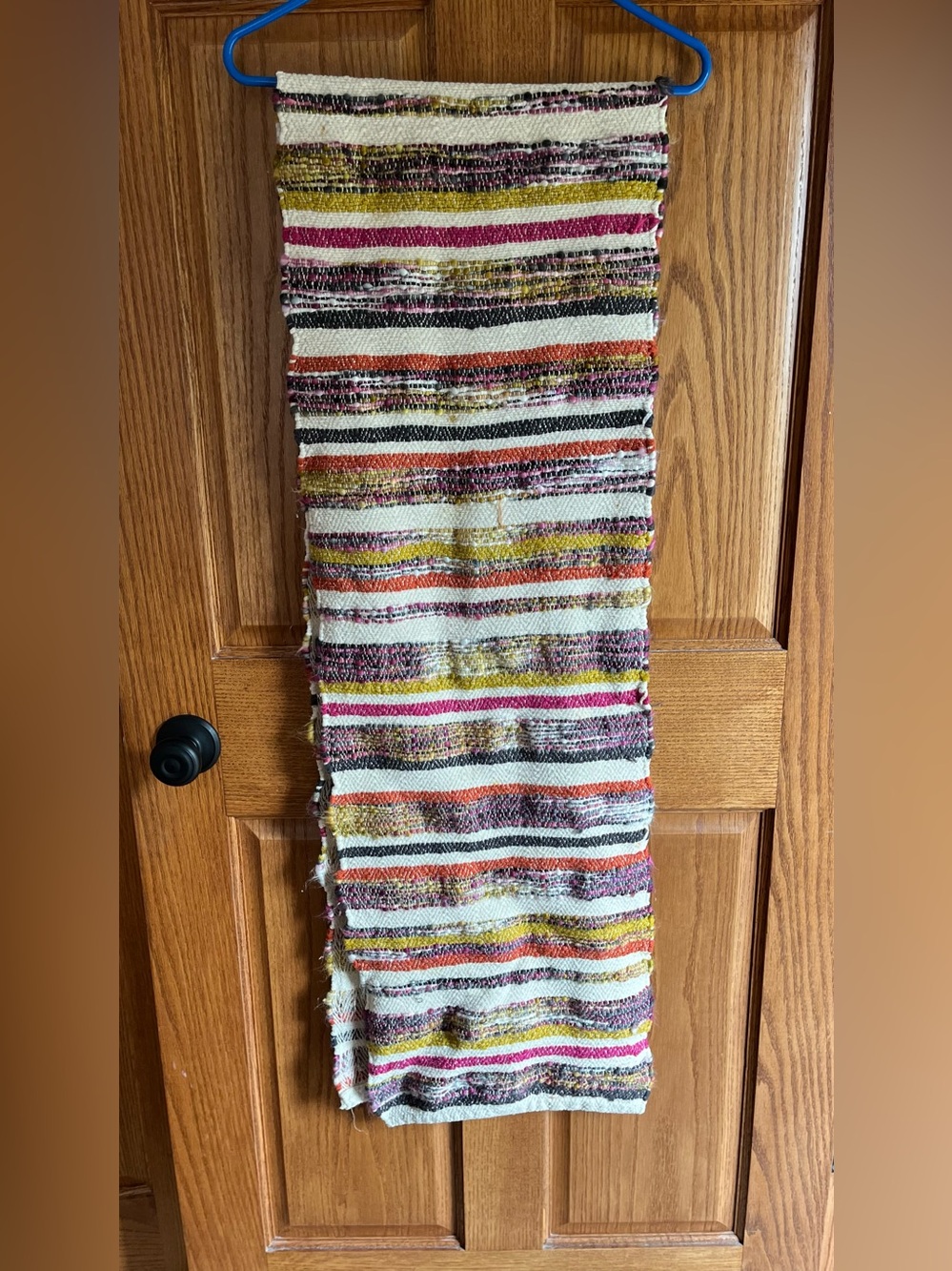 Striped Cotton Runner - Multicolor - 82” Long by World Market